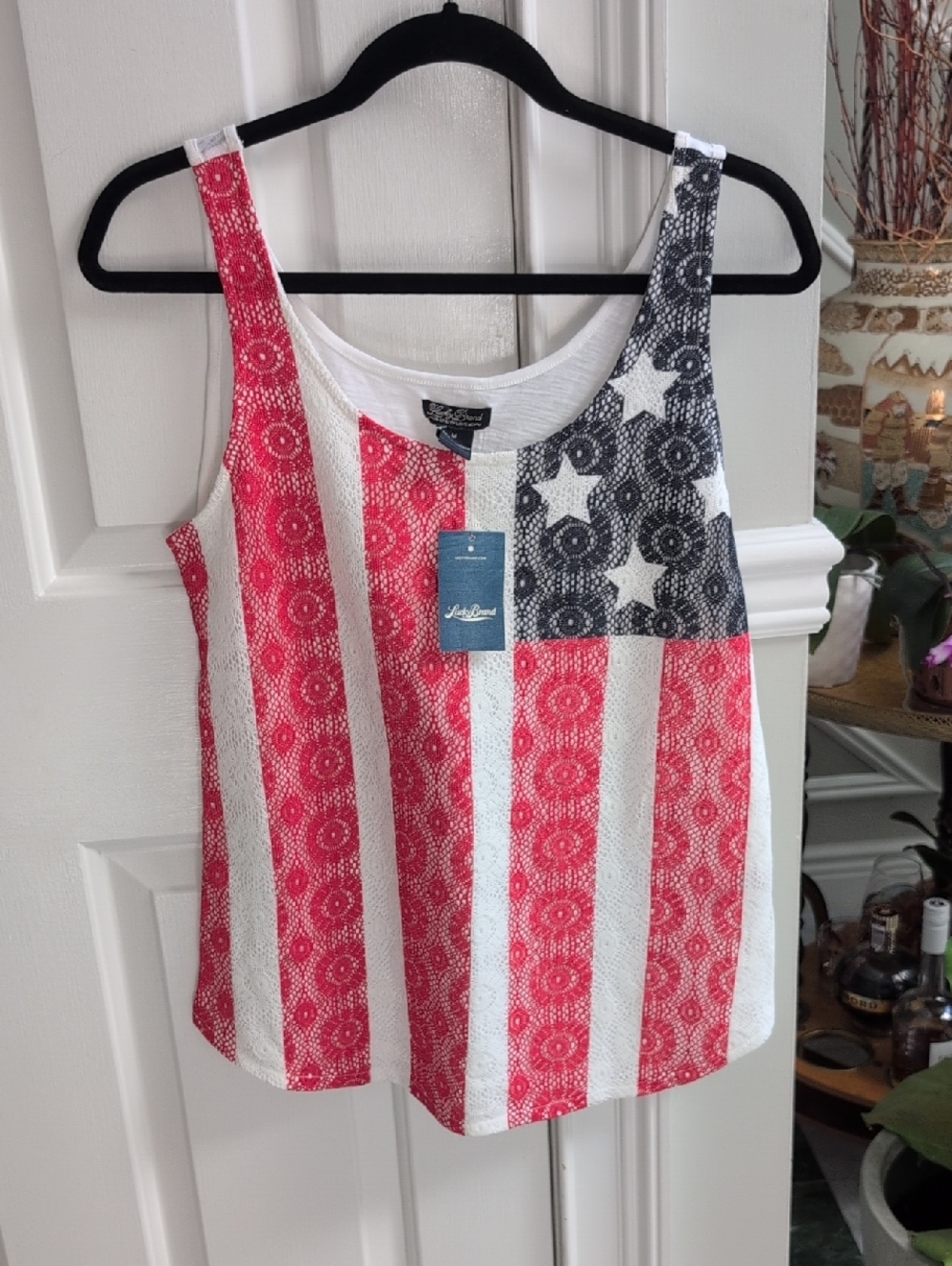 Lucky Brand Women's Size Medium Patriotic Tank. NWT